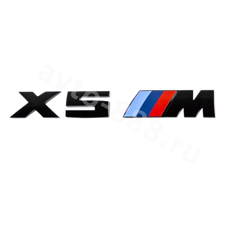 Надпись X5///M  BL-030B