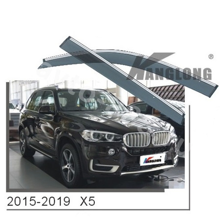 Ветровики оригинальные  № ★  BMW X5 2015 (хром металл)