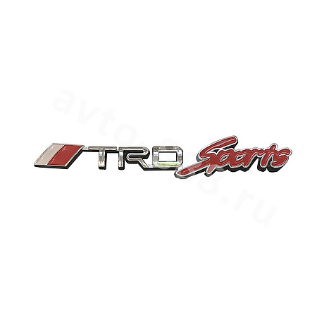 Надпись TRD SPORT красный EBL-161A   155*15mm