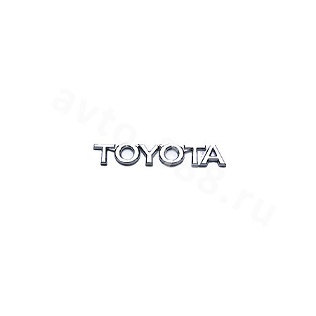 Надпись TOYOTA 105*15mm