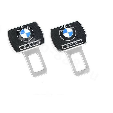 Заглушка в ремень BMW. Цвет чёрный (пара)