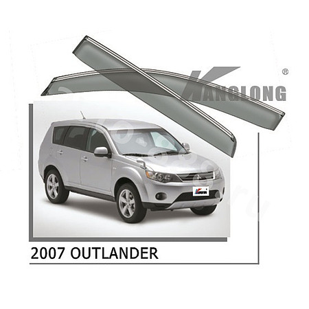 ★ Ветровики оригинальные MITSUBISHI OUTLANDER XL 07--12 (хром)