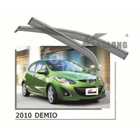 Ветровики оригинальные MAZDA M2 DEMIO 2007-2011 (хром)