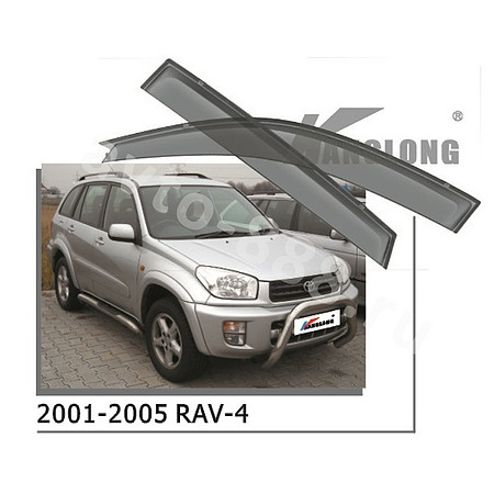 Ветровики оригинальные TOYOTA RAV-4 01—05 (без хрома)