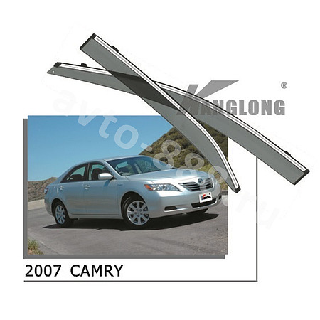 ★  Ветровики оригинальные TOYOTA CAMRY 06-.... (хром)