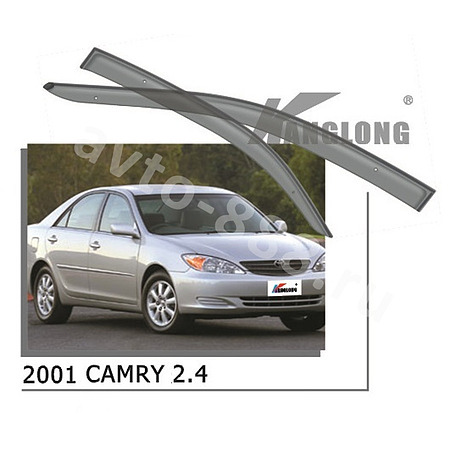 ★ Ветровики оригинальные TOYOTA CAMRY 01--05 (без хрома)