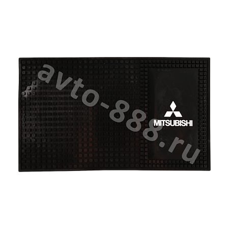 Коврик на панель большой с эмблемой MITSUBISHI. ZXQ-02