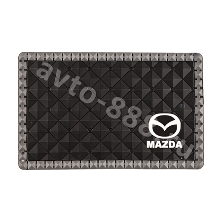 Коврик на панель маленький с эмблемой MAZDA. ZXQ-01