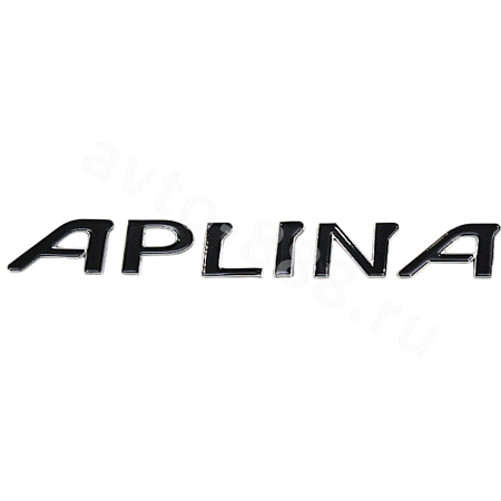EBL-011А Надпись ALPINA чёрный хром