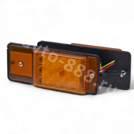 Фонари габаритные BD-0127 12/24V жёлтый (10шт)