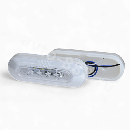 Фонари габаритные BD-0128 12/24V белый (2шт)