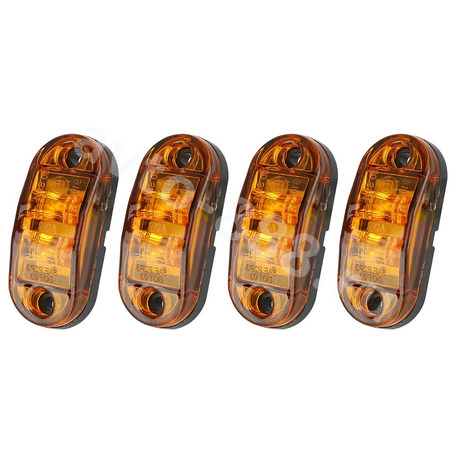 Фонари габаритные BD-0015 12/24V жёлтый (4шт)