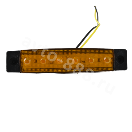 Фонари габаритные BD-0005  12/24V жёлтый (20шт)