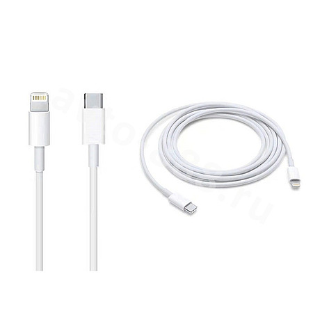 USB шнур зарядное iphone+C белый (2м) 2K23