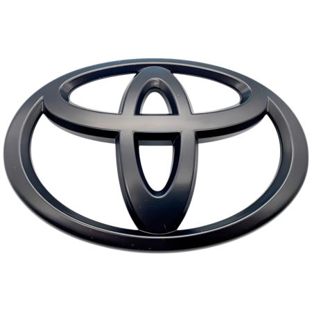 Эмблема TOYOTA 140*90 (чёрный) TE-012A