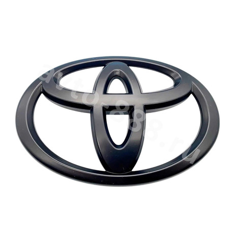 TE-012A Эмблема TOYOTA 140*90 (чёрный)