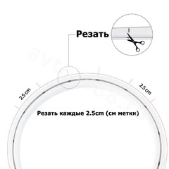 Светодиодная лента 5м Т2835 (5шт по 1м) 12V зеленый фото 2