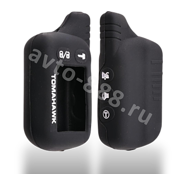 Чехол на пульт сигнализации силиконовый  TZ-9010 9020 2030 черный фото 1