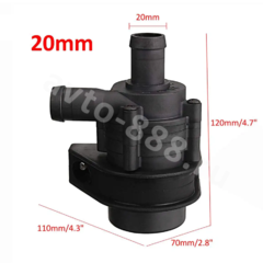 Бесщеточная водяная помпа Лунфэй, 12V (патрубок внутр.14/внешн 20) фото 2