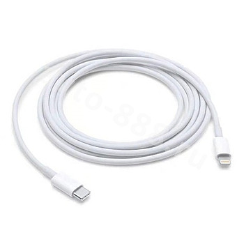 USB шнур зарядное iphone+C белый (1м) 1K23 фото 1