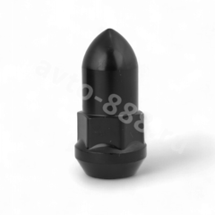 Гайка на колесо ПИКА HEX19,L46,5,14×1.5 (5шт) чёрный 13835 фото 3
