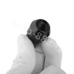 Гайка на колесо ПИКА HEX19,L46,5,14×1.5 (5шт) чёрный 13835 фото 4