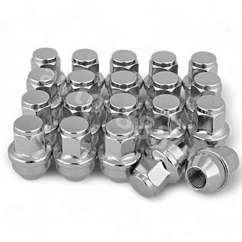 Гайка на колесо длинная HEX21,L45,14×1.5 (5шт) чёрный 13830 фото 1