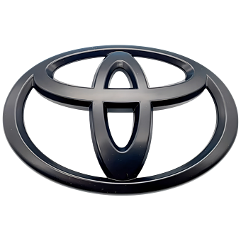 Эмблема TOYOTA 140*90 (чёрный) TE-012A фото 1