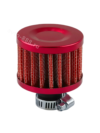 Фильтр сапуна красный 12мм