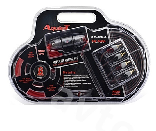 Провода для сабвуфера Aguiet AT-8GA YP-2