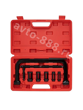 Набор для снятия и установки пружинного компрессора головки блока цилиндров двигателя автомобиля