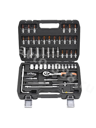 Набор инструментов DEKECR-V в кейсе 54 предмета чёрный S-2