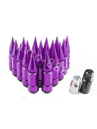 Комплект гаек-карандаш (лёгкие) R104 12*1,5 (20 шт, высота 55 мм) сереневый