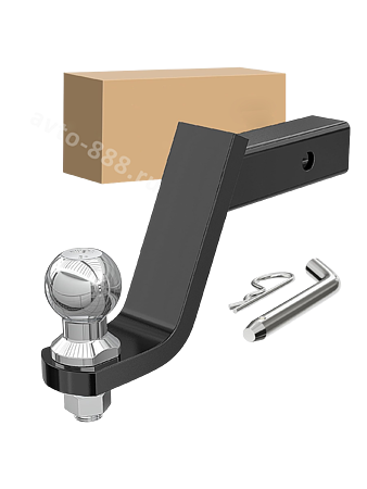 Фаркоп съемный занижение 6" (160 мм) под квадрат 50х50мм в сборе 3396