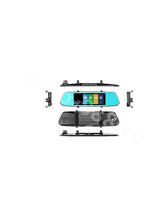 Видеорегистратор в зеркале с камерой заднего вида Q8 (1080P) HD