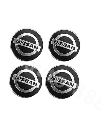 Декоративные наклейки NISSAN 56мм (4шт)