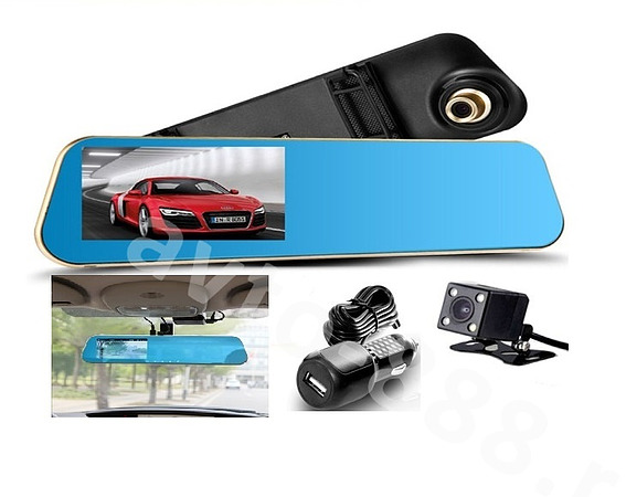 Видеорегистратор в зеркале с камерой заднего вида BH106L