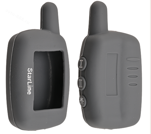 Чехол на пульт сигнализации силиконовый А9 серый