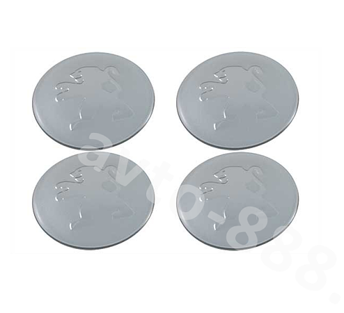 Декоративные наклейки PEUGEOT 65мм (4шт)