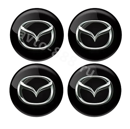 Декоративные наклейки MAZDA 56мм (4шт)