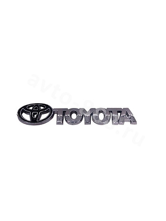 Надпись TOYOTA чёрный 95*20mm LET-TO