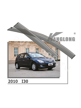 Ветровики оригинальные HYUNDAI I30 2010 (хром)