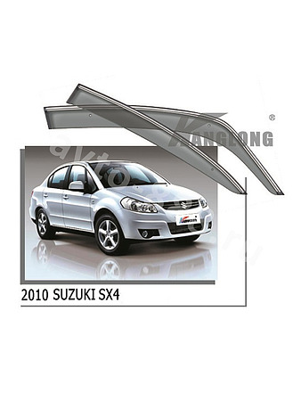 Ветровики оригинальные SUZUKI SX-4 (седан) 06-13 (хром)