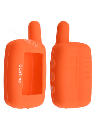 Чехол на пульт сигнализации силиконовый A9 оранжевый