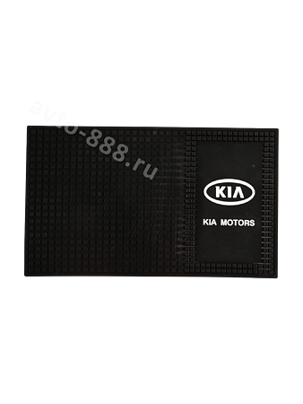 Коврик на панель большой с эмблемой KIA. ZXQ-02