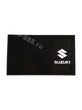 Коврик на панель большой с рисунком SUZUKI. ZXQ-02