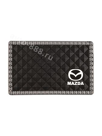 Коврик на панель маленький с эмблемой MAZDA. ZXQ-01