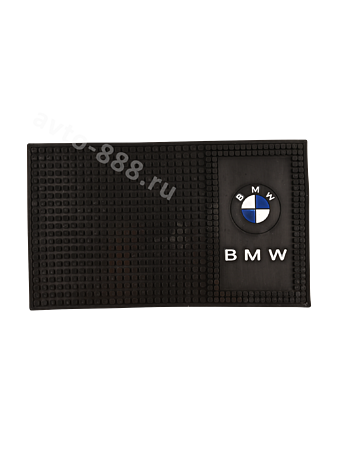 Коврик на панель большой с эмблемой BMW. ZXQ-02