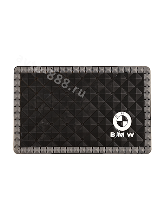 Коврик на панель маленький с эмблемой BMW. ZXQ-01