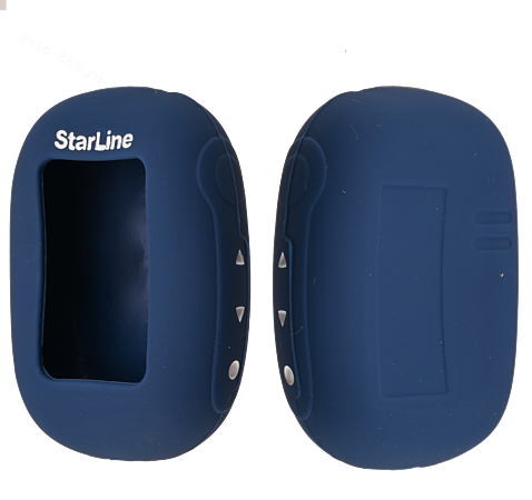 Чехол на пульт сигнализации силиконовый B92 темно-синий